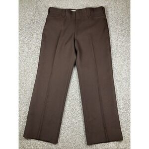 Vintage MESQUITE NIVER Western Wear Pants Brown Mens 38x29 Pearl Snap